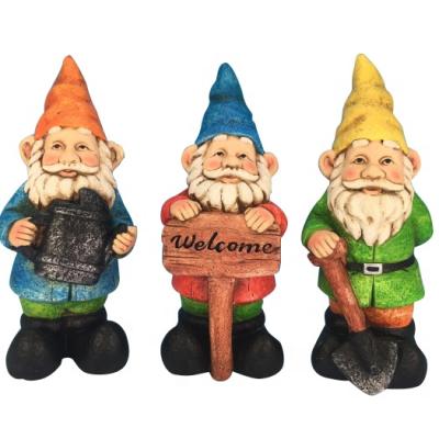 China Traditional Hot Sale Gnome Statuary/Cheap Price Cement Drawf/Elf Statuary for sale