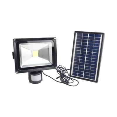 China Garden COB LED Outdoor Rechargeable Motion Sensor 20W Solar Garden Light for sale