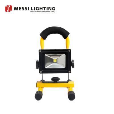 China High Quality Aluminum Rechargeable Outdoor Waterproof Handheld Lamp Fishing Camping 10W COB LED Working Flood Light With Power Bank for sale