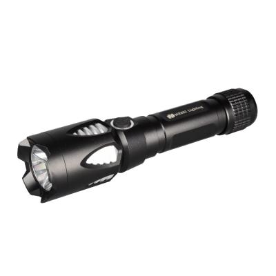 China Emergency Rechargeable USB LED Durable Aluminum Flashlight Hunting Torch Light for sale