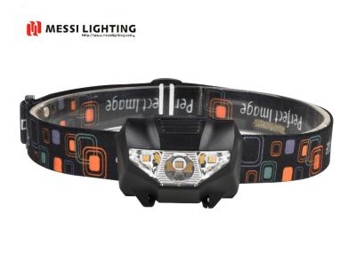 China Super Bright 80LM Waterproof 3*SMD LED Hands Free Led Headlamp 3 Brightest Modes Newest Version Emergency Led Headlamp For Hunting for sale