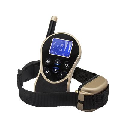 China Amazon Hit Smart Rechargeable Waterproof Electronic Shock Viable LCD Dog Remote Training Collar for sale