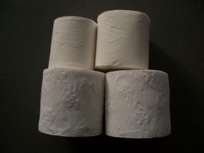 China Capa grabada en relieve flor 10 Rolls del tejido 2 del baño del papel de papel higiénico en venta