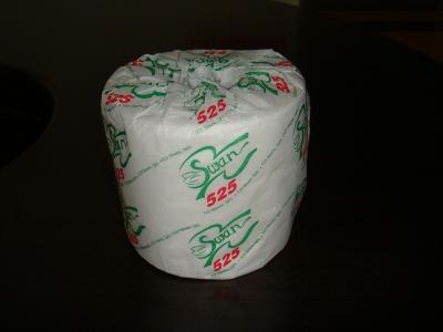 China Hotel / Restaurant Bathroom 525 sheet biodegradable toilet paper for sale