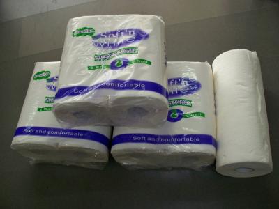 China Het absorberende 2 vouwtoiletpapier en Weefsel van de Keukenhanddoek van maagdelijke houtpulp Te koop