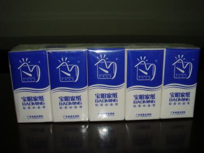 China El tejido del bolsillo de la pulpa de madera de la Virgen embala/tejido suavemente facial para las servilletas de cena en venta