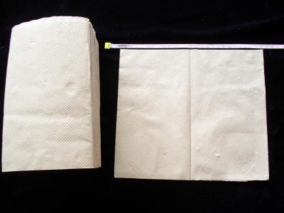 China Capa adaptable 17gsm los 43*38cm del tejido 1 del Libro Blanco de las servilletas de cena del papel del tamaño en venta