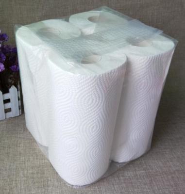 China Customized White Kitchen Paper Hand Towel Tissue of Zero Bleaching Te koop