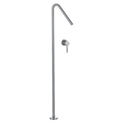 China With Slide Bar Floor Shower Faucet 304 Stainless Steel Bathroom Hot-selling Freestanding Faucet. for sale