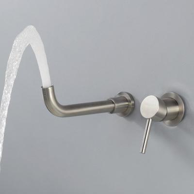 China Wall Mounted Hot And Cold Water Bath Bathroom Basin Faucet Amazon Faucets Selling Metered Hot Mixer Tap for sale