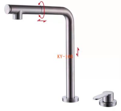 China 360-Degree Faucet Hot And Cold Water Lifting Rotatable Pulling Out Cheap Commercial Faucet Kitchen Faucet Restaurant Kitchen Faucets for sale