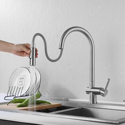 China Sense Faucets Sanitary Ware Fair Pull Out Kitchen Faucet for sale