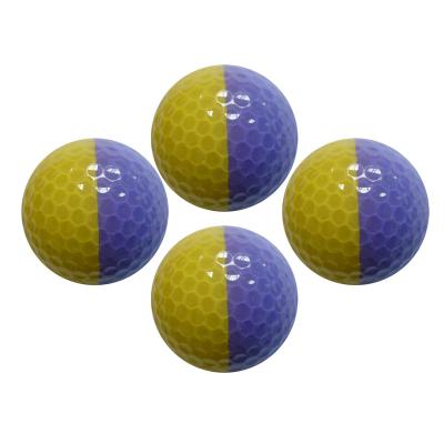 China Crystal Glass Synthetic Rubber Surlyn And Bulk Colored Crazy Golf Balls for sale