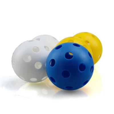 China Sports Toy Plastic Golf Practice Hollow Toy Balls For Indoor Outdoor Training for sale