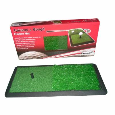 China Indoor Golf Anytime Outdoor Home or Office Practicing Hitting Mat Driving Range Swing Trainer Mat for sale