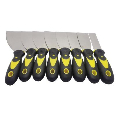 China Factory Supply Soft Handle Putty Knife Wall Plastic Scrapper For Building for sale