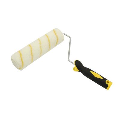 China Nylon Polyester Brush Paint Roller Fill Plastic Rubber Handle Paint Roller Playbrush For Kit for sale