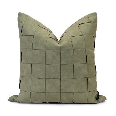 China Yuanhee Decorative Luxury Custom Decorative Cushion Cover 45cm*45cm Tile Shape For Bedroom Hotel Home for sale