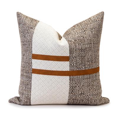 China Yuanhee Decorative Luxury Custom Decorative Cushion Cover 45cm*45cm Tile Shape For Bedroom Living Room Sofa for sale