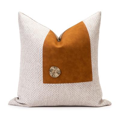 China Yuanhee Decorative Custom Luxury Decorative Cushion Cover 45cm*45cm Tile Shape For Hotel Office Sofa for sale