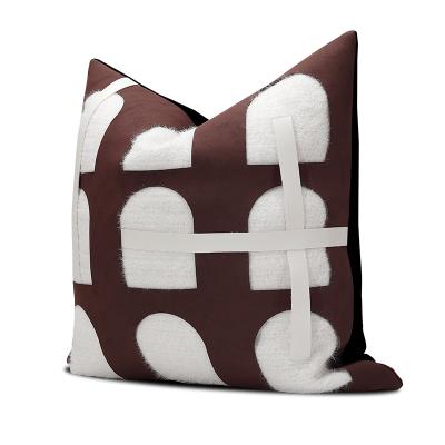 China High Quality Yuanhee Decorative Custom Pillow Shape Soft Cushion Cover For Bedroom Sofa 50cm*50cm for sale