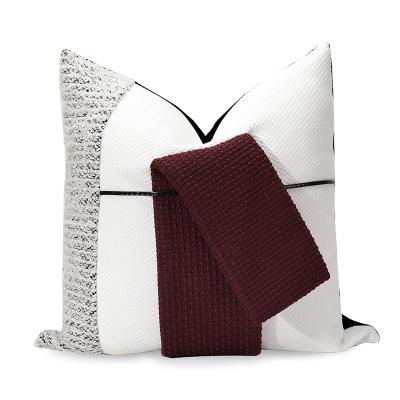 China Yuanhee 45cm*45cm Decorative High Quality Soft Pillowcase Throw Cushion Luxury Decorative Pillow For Hotel Sofa for sale