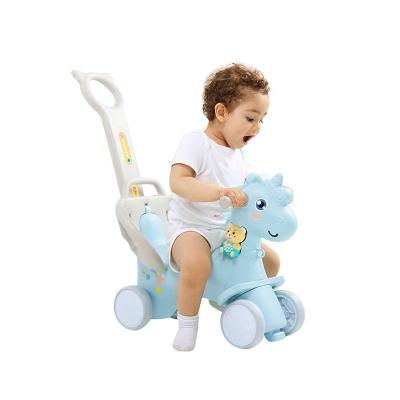 China Ride On Toy Wholesale Quality Safety Kids Animal Rider Baby Indoor Plastic Rocking Horse For Sale for sale