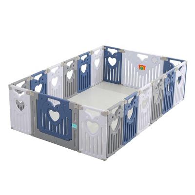 China PE Manufacturer Customized Easily Assembled Kids Playground Baby Safety Fence Baby Playpen For Green Baby for sale