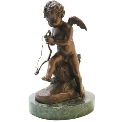 China China Factory Price Decoration Bronze Statue Outdoor Life Size Cupid Figure Sculpture On Sale for sale