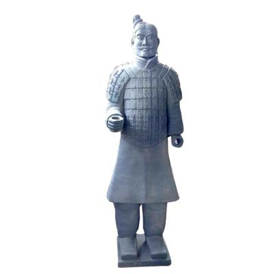 China Garden Decoration Xi'an Ancient Warriors Chinese Terracotta Army Of The Qin Dynasty Welds Bronze Statue for sale