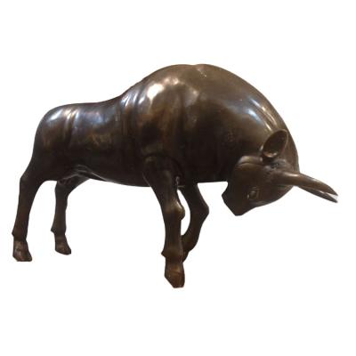 China China Decoration Outdoor Garden Life Size Animal Bronze Bull Or Ox Sculpture For Urban Beauty for sale