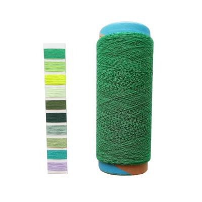 China Ne 24/1 Ne 26/1 Green Recycled Cotton-Poly Yarn For Fabric Knitting for sale