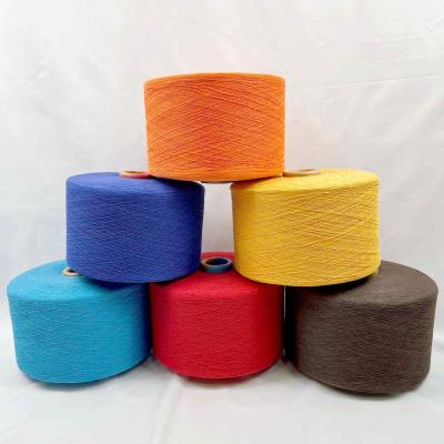 Chine NE10 - NE32 Fils de coton régénérés Fils mélangés recyclés pour le tricot et le tissage à vendre