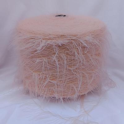 China 0.9cm 1.3cm 1.5cm 2.0cm 5.0cm Mink Yarn Feather Yarn For Knitting Sweaters,Socks for sale