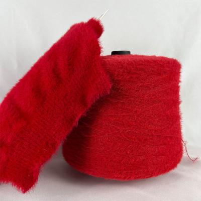 China 1.3cm feather yarn mink yarn 100% nylon or 100% polyester sweater yarn socks yarn glove yarn for sale