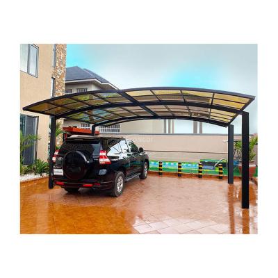 China UV Protection Philippines Easily Assembled Modern Garage Metal Frame Solar Aluminum Parking Lot for sale