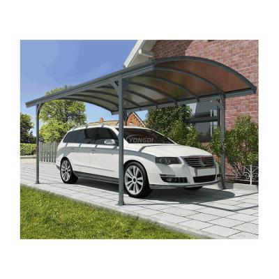 China Double Protection UV Protection Luxury Garage Metal Canopy Durable Waterproof Carport for sale