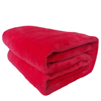 China Folded Super Soft Reversible Microfiber Flannel Blankets Ultra Luxurious Warm And Cozy Flannel Blanket for sale