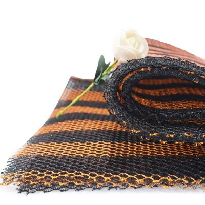 China Memory Double Color GRS Polyester Knitted Air Mesh Fabric Sandwich Mesh for sale