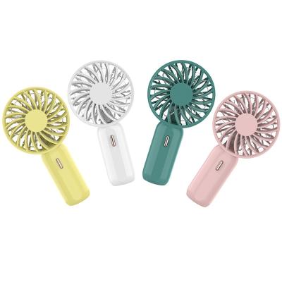 China New Model Desktop Small Portable Usb Fan Rechargeable Hot Selling Summer Mini Fans Electric Rechargeable Portable Charging Fan Handheld Mini Usb Fan for sale