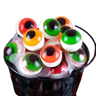 China 14g 4D Horror Eyeballs Natural Cyclops Gummy Candy for Halloween and Holiday Fun for sale