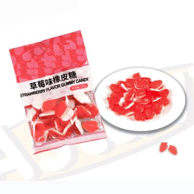 China Gummi Supplier Natural Custom Jelly 150gram Strawberry Fruit Snacks Gummy Candy for sale