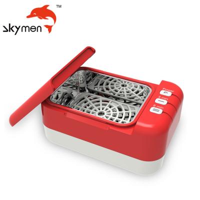 China Mini Denture Retainer Ultrasonic Skydivers Contact Lenses Commercial Ultrasonic Cleaner JP-520 Unique Design Cleaning Machine for sale