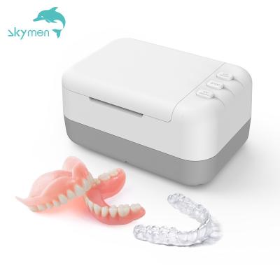 China Hotel OEM Accept Household 200ml Mini Portable Ultrasonic Cleaner Portable Denture Cleaner Ultrasonic Cleaner for sale