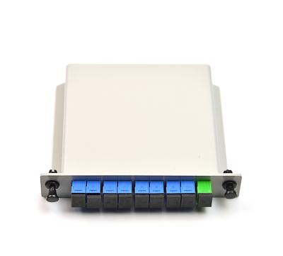 China FTTH Network FTTH FTTB FTTX PLC Splitter 1x8 SC PLC Splitter LGX Box Cassette Inserting Box PLC Splitter for sale