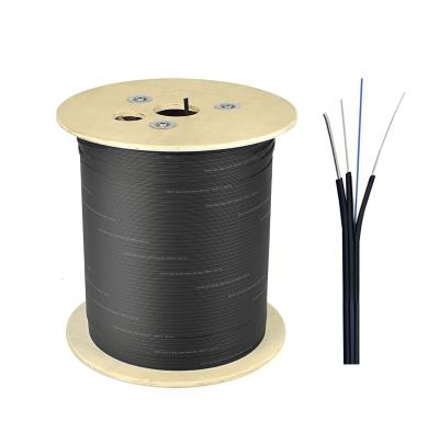 China Outdoor Self Supporting FTTH FTTB FTTC FTTH 1/2/4 Core Fiber Optic Drop Cable Arc Type for sale