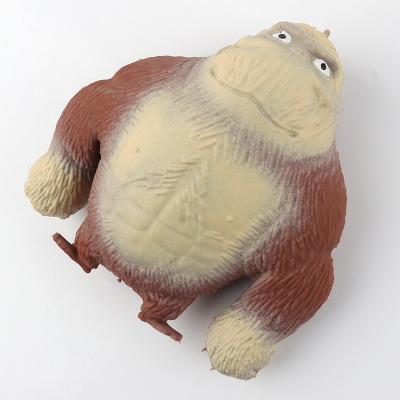 China Big Gorila Figure Twisting Pulling Gorilla Bending Figures Figure Stretchy Gorillas Stretchy Action Crush Toy Sensory Anxiety Calming Fidget Toys for sale