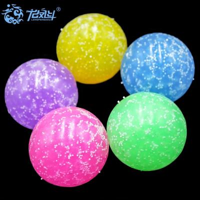 China Reduce Stress Toys Reduce Stress 6CM Soft Color Water Luminous Beads PU Foam Particles Squeeze Grape Ball TPR Capsule Toy 5190509-36 for sale