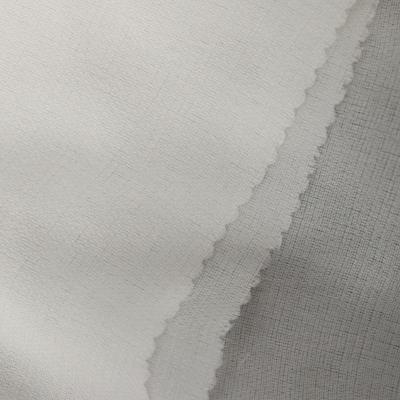 China Factory direct sale 100% elastic polyester non adhesive vellum paper fusible interlining for sale