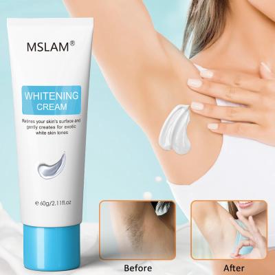 China Private Label Skin Whitening Whitening Face Body Cream For Black Skin Armpit Legs Knees Whitening Cream for sale